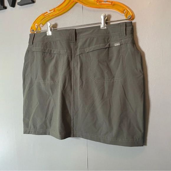 Edie Bauer gray midi Skort women’s size 12 - Picture 9 of 10